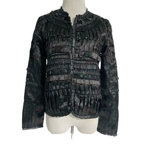 Sandy Starkman Small  Top Blouse Button Down